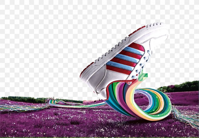 Advertising Shoe Sneakers Creativity Poster, PNG, 892x621px, Advertising, Creativity, Designer, Grass, Gratis Download Free