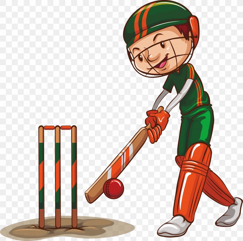 Cricket Sport Batting Clip Art, PNG, 2140x2125px, Cricket, Athlete, Ball, Ball Game, Baseball Equipment Download Free
