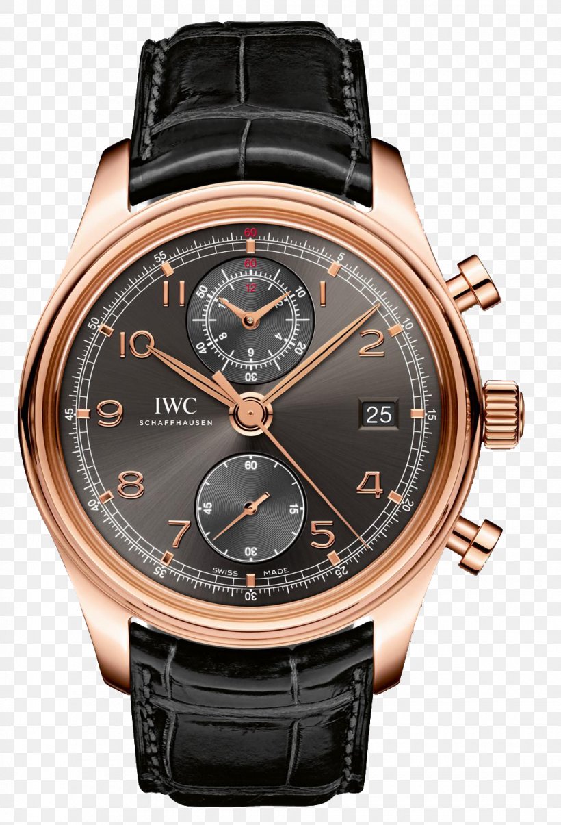 Schaffhausen International Watch Company Chronograph Gold, PNG, 1020x1500px, Schaffhausen, Automatic Watch, Brand, Brown, Bucherer Group Download Free