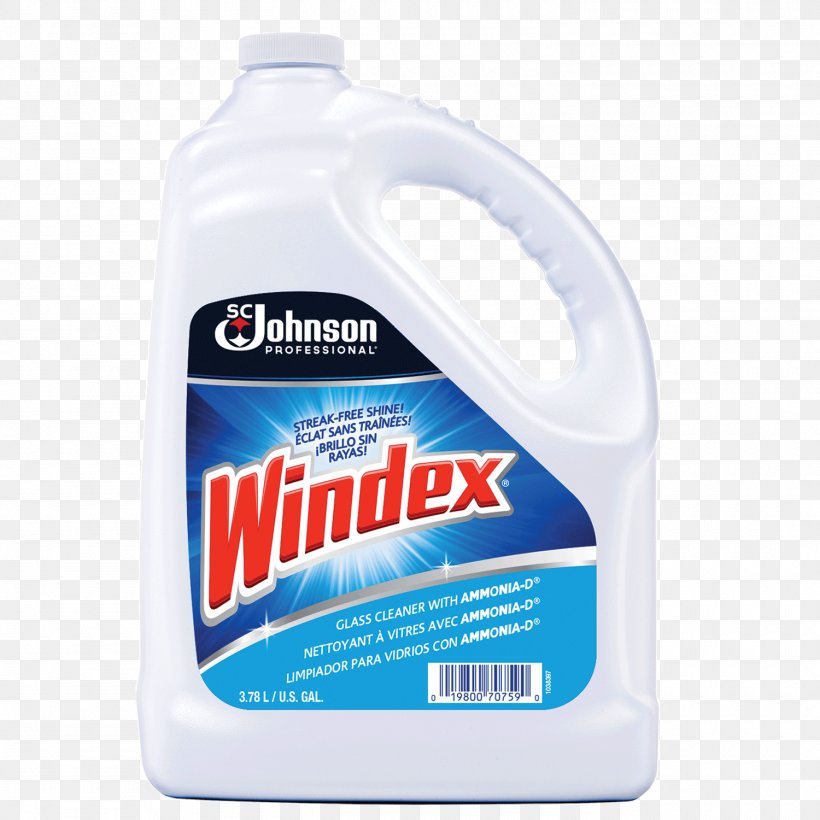 Windex Glass Cleaner With Ammonia-D Water Liquid Motor Oil, PNG, 1500x1500px, Windex, Ammonia, Automotive Fluid, Cleaning, Concentrate Download Free