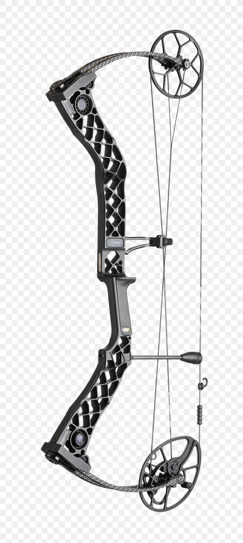 Archery Bow And Arrow Compound Bows Bowhunting, PNG, 860x1922px, Archery, Apex Hunting, Black, Black And White, Bow Download Free