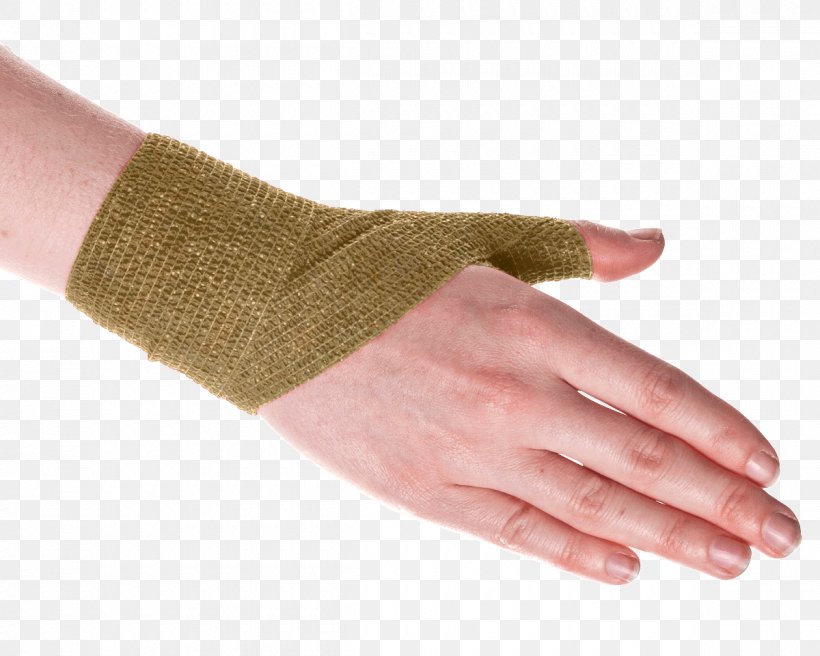 Self-adhering Bandage Thumb Nonwoven Fabric Textile, PNG, 1200x960px, Selfadhering Bandage, Bandage, Finger, Glove, Hand Download Free