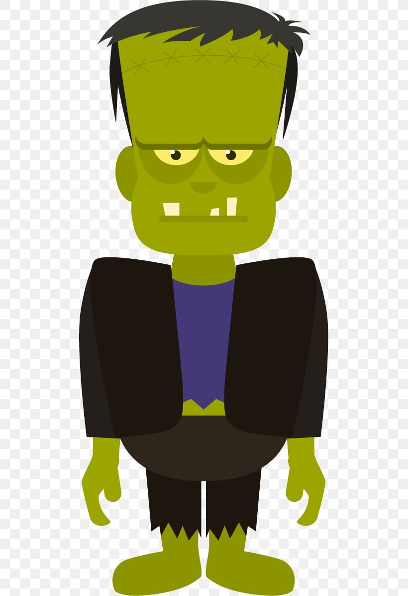The Original Frankenstein Halloween Dracula Monster Horror, PNG, 501x1195px, Halloween, Art, Bride Of Frankenstein, Cartoon, Dracula Download Free