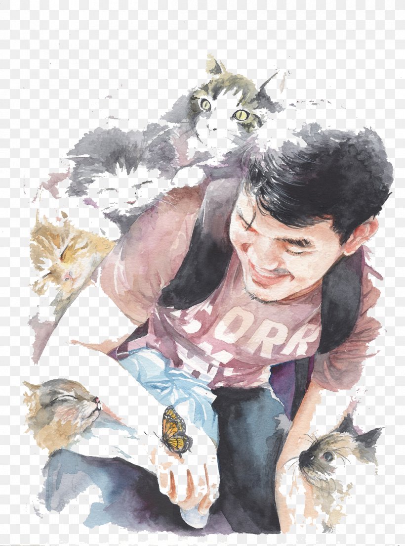 Cat Kitten Illustration, PNG, 1200x1616px, Cat, Animal, Art, Carnivoran, Cat Like Mammal Download Free