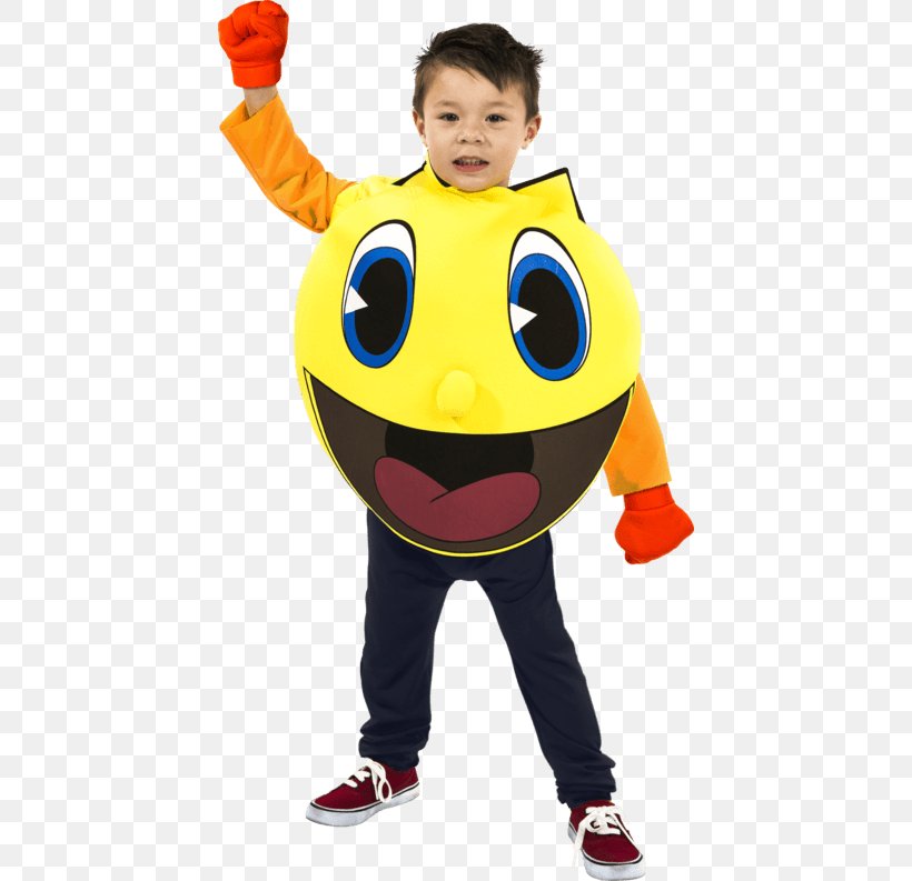 Pac-Man And The Ghostly Adventures Ms. Pac-Man Costume Child, PNG, 500x793px, Pacman, Boy, Child, Clothing, Costume Download Free