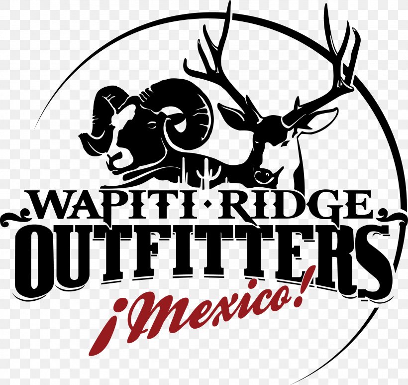 Reindeer Wapiti Ridge Hunting Mule Deer, PNG, 2309x2177px, Reindeer, Antler, Art, Black And White, Brand Download Free