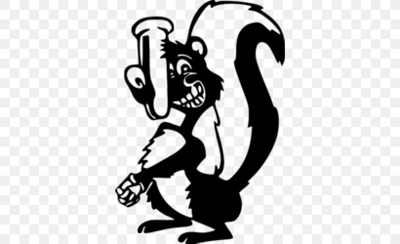 Skunk Drawing Clip Art, PNG, 500x500px, Skunk, Art, Artwork, Black, Black And White Download Free