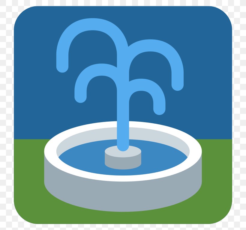 Fountain Desktop Wallpaper Water Garden Vector Graphics, PNG, 768x768px, Fountain, Blue, Brand, Drinking Fountains, Emoji Download Free