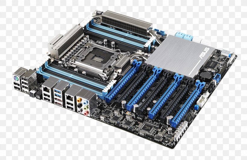 LGA 2011 Intel X79 Motherboard PCI Express Workstation, PNG, 3457x2248px, Lga 2011, Amd Crossfirex, Asus, Central Processing Unit, Computer Component Download Free
