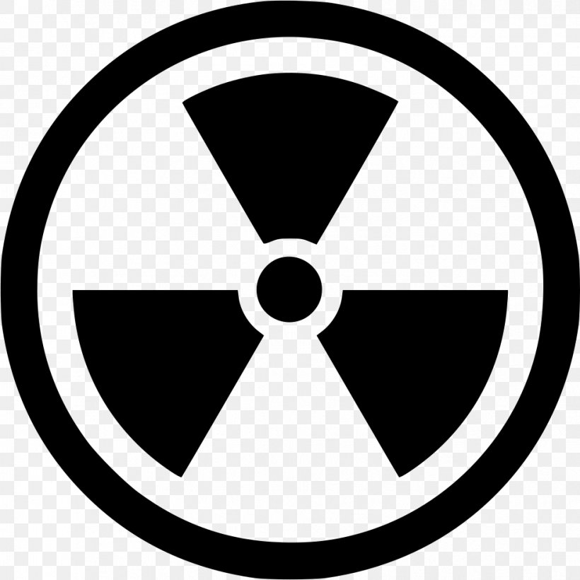 Radioactive Decay Nuclear Power Hazard Symbol Radiation, PNG, 981x982px, Radioactive Decay, Area, Black And White, Brand, Hazard Symbol Download Free