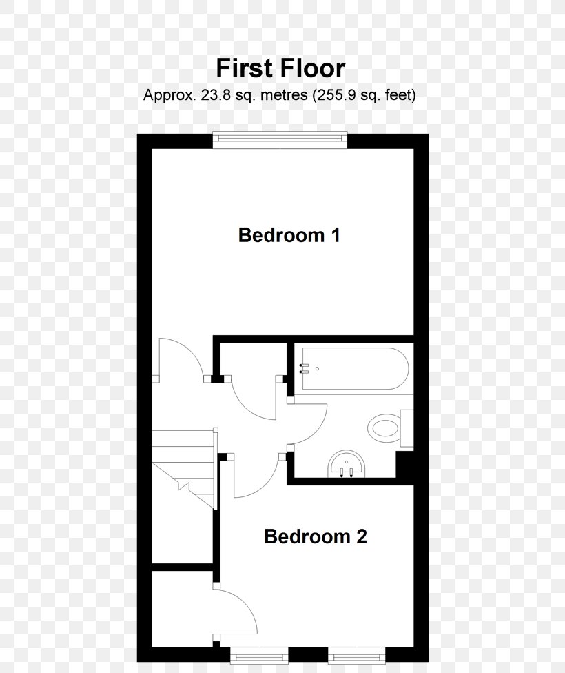 Floor Plan Apartment Bedroom Study, PNG, 520x976px, Floor Plan, Apartment, Architectural Drawing, Architectural Plan, Area Download Free