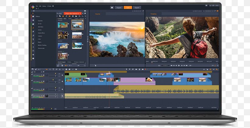 Pinnacle Studio High Efficiency Video Coding Video Editing Software Pinnacle Systems, PNG, 750x422px, Pinnacle Studio, Computer, Computer Monitor, Computer Software, Corel Download Free