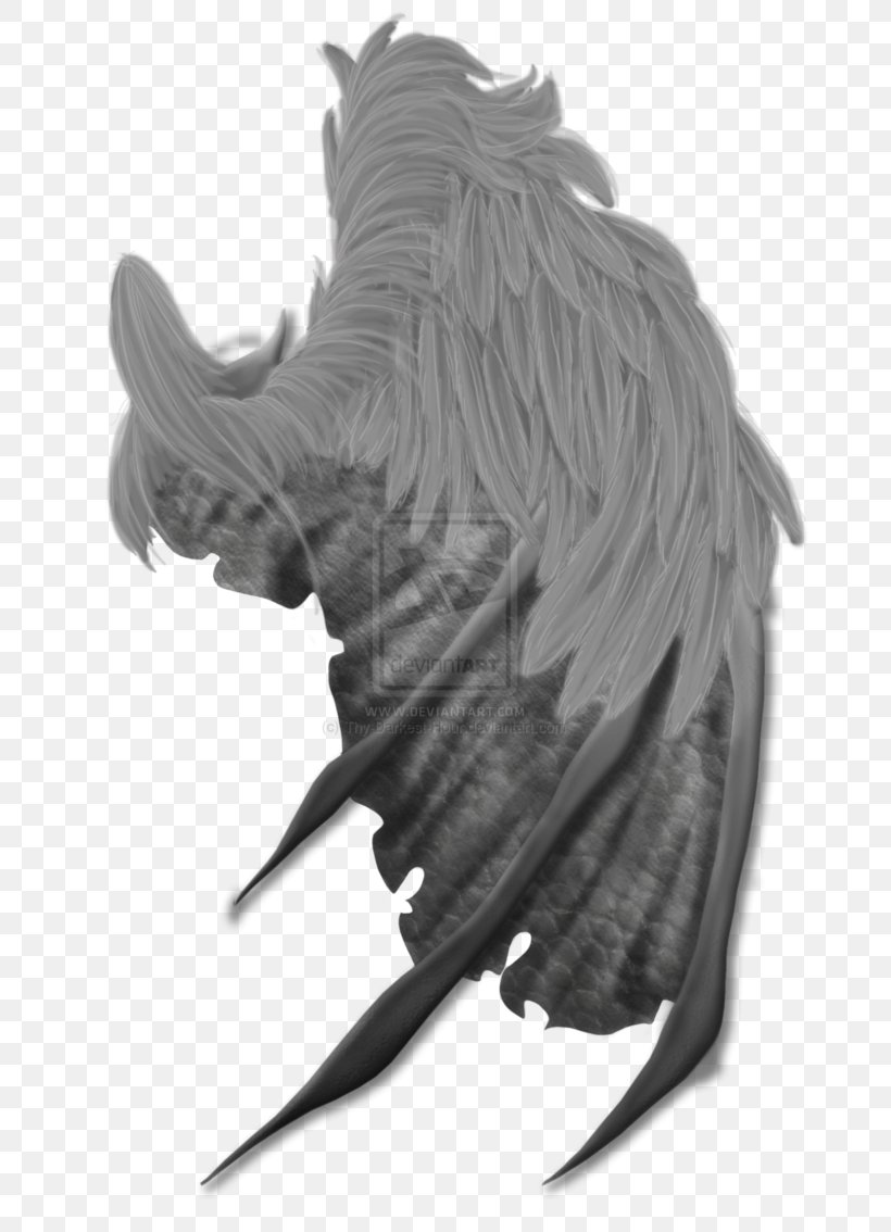 Drawing Demon Feather Angel, PNG, 705x1134px, Drawing, Angel, Art, Black And White, Demon Download Free