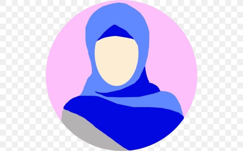 Hijab Islam Muslim Qur'an Clothing, PNG, 512x512px, Hijab, Art, Blue, Clothing, Communication Download Free