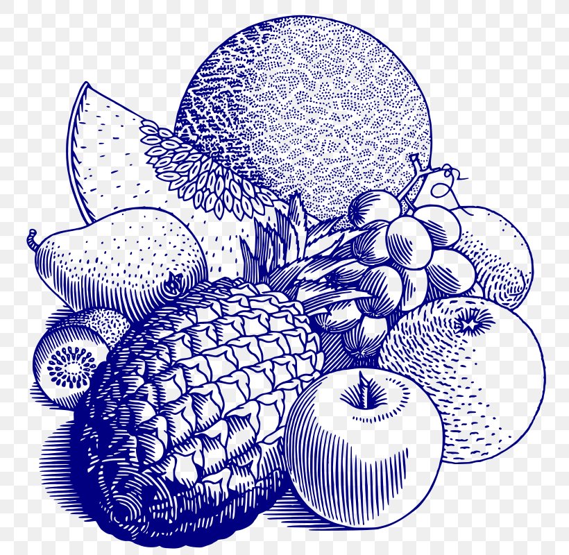 T-shirt Fruit Drawing Clip Art, PNG, 791x800px, Tshirt, Blue And White Porcelain, Drawing, Easter Egg, Food Download Free