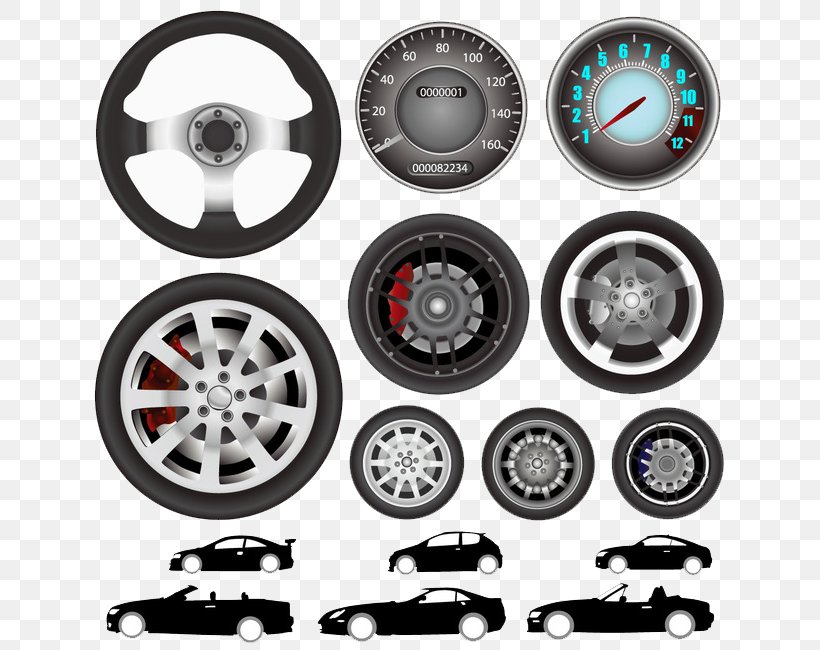 Car Steering Wheel Tire, PNG, 650x650px, Car, Alloy Wheel, Auto Part, Automotive Design, Automotive Tire Download Free