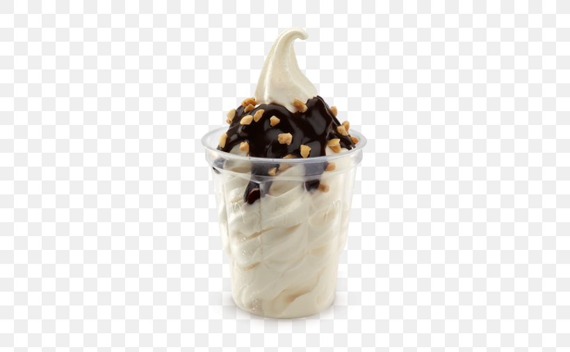 McDonald's Hot Fudge Sundae McDonald's Hot Fudge Sundae Ice Cream Milkshake, PNG, 444x507px, Sundae, Chocolate, Chocolate Ice Cream, Commodity, Cream Download Free