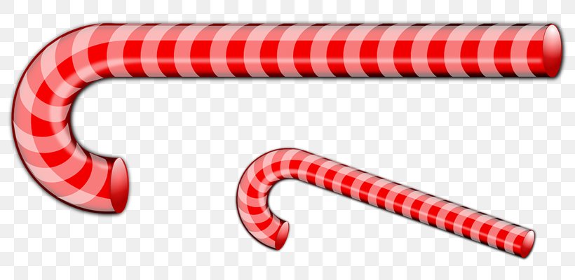 Candy Cane Stick Candy Clip Art, PNG, 800x400px, Candy Cane, Candy, Christmas, Confectionery, Stick Candy Download Free