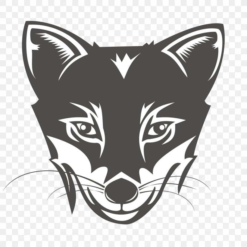 Fox Logo Illustration, PNG, 1276x1276px, Fox, Black, Black And White, Camera Operator, Carnivoran Download Free