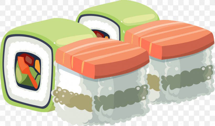 Sushi Japanese Cuisine Stuffing Fast Food, PNG, 906x530px, Sushi, Cartoon, Delivery, Fast Food, Food Download Free