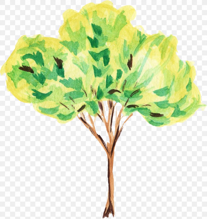 Tree Watercolor Painting Art Clip Art, PNG, 1281x1359px, Tree, Art, Branch, Canvas, Color Download Free
