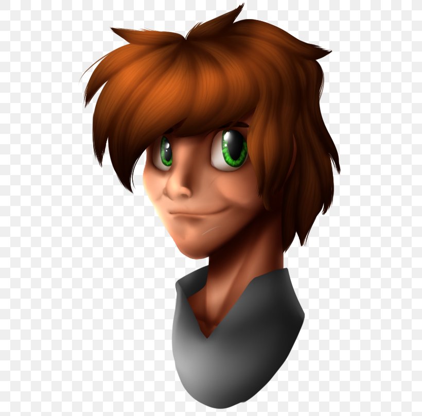Ear Cartoon Character Fiction, PNG, 530x808px, Ear, Brown Hair, Cartoon, Character, Face Download Free