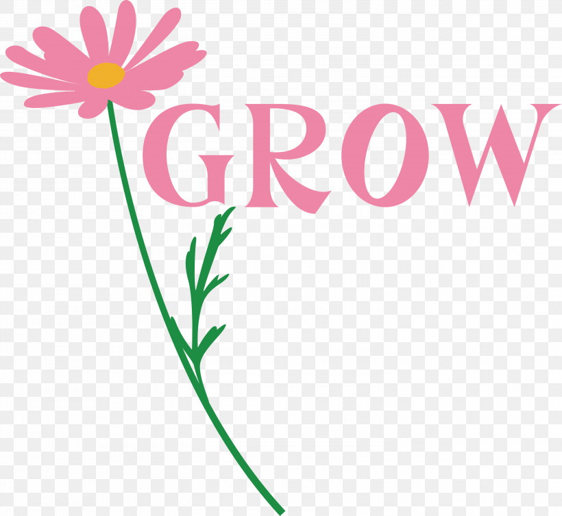 GROW Flower, PNG, 3000x2759px, Grow, Floral Design, Flower, Happiness, Leaf Download Free