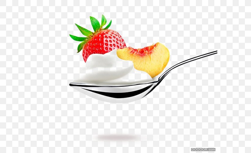 Ice Cream Strawberry Milk Yogurt, PNG, 600x500px, Ice Cream, Auglis, Cream, Cutlery, Dairy Product Download Free