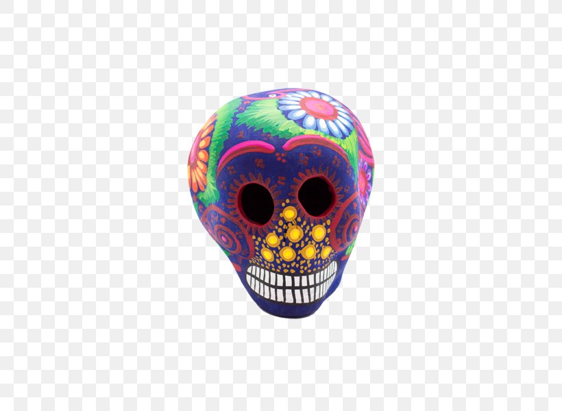 Skull Calavera Day Of The Dead Mexico Mexican Cuisine, PNG, 600x600px, Skull, Bone, Calavera, Ceramic, Craft Download Free
