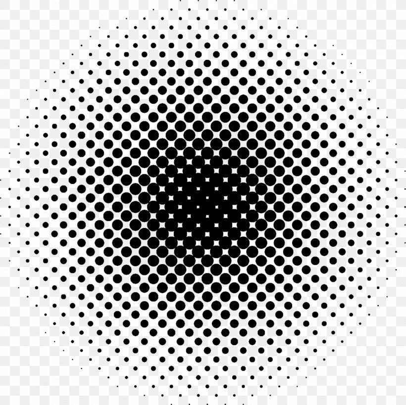 Halftone, PNG, 1280x1279px, Halftone, Area, Black And White, Continuous Tone, Illustrator Download Free