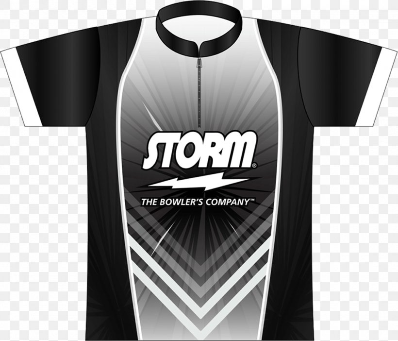 Jersey T-shirt Sleeve Sportswear, PNG, 1100x943px, Jersey, Active Shirt, Black, Black And White, Bowling Download Free