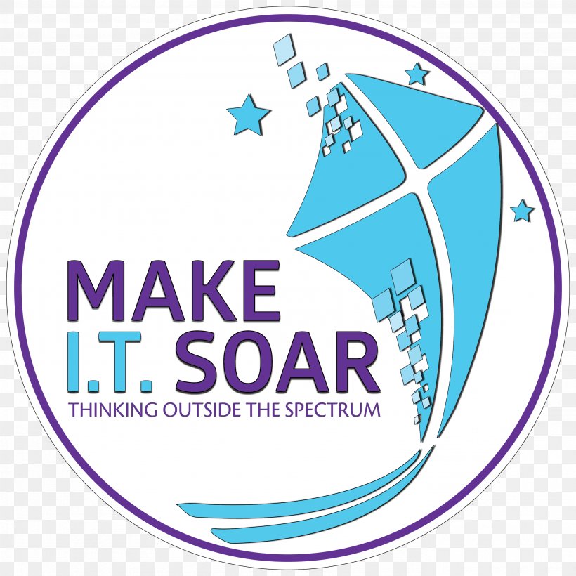 Make I.T. SOAR Computer Security Logo Cyberwarfare, PNG, 2772x2772px, Computer Security, Area, Asperger Syndrome, Blue, Brand Download Free
