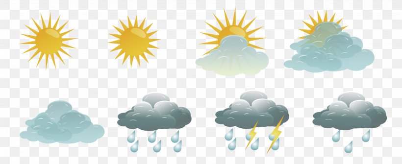 Vector Material Weather, PNG, 3071x1255px, Weather, Cloud, Computer Graphics, Energy, Petal Download Free