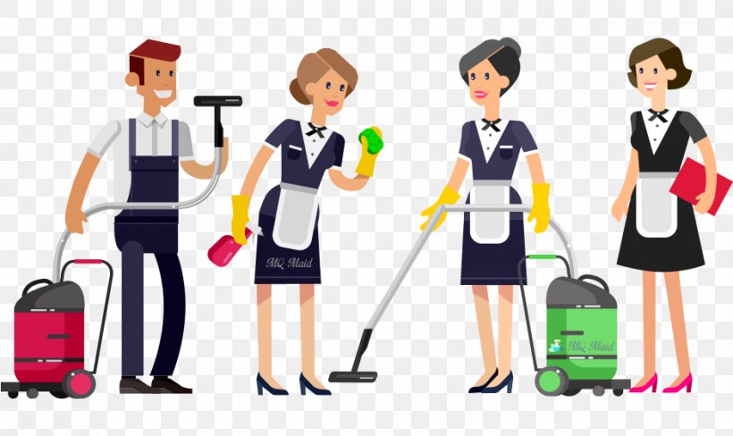 Cleaner Maid Service Domestic Worker Cleaning, PNG, 940x560px, Watercolor, Cartoon, Flower, Frame, Heart Download Free