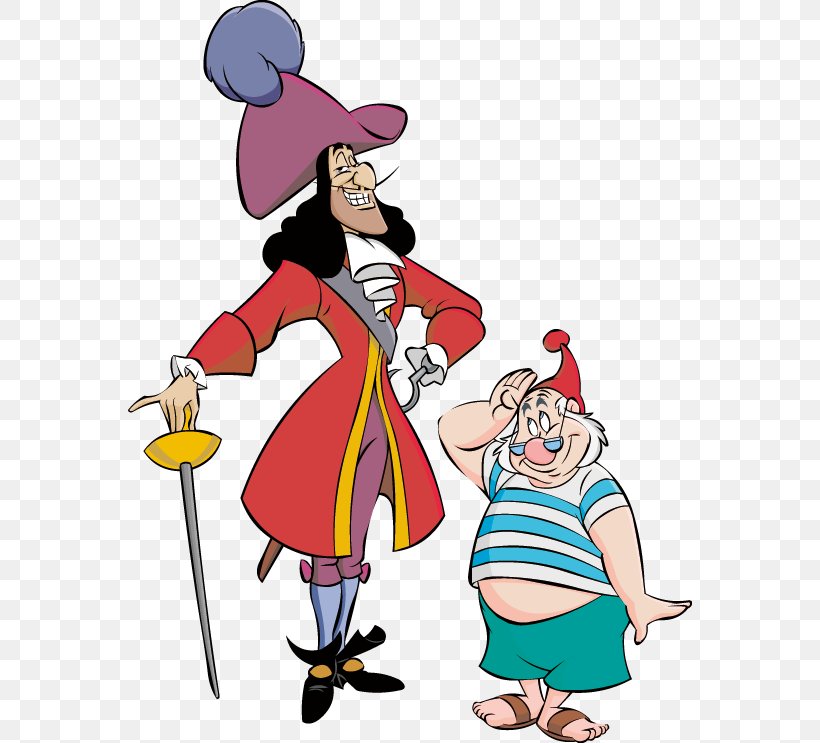 Captain Hook Peter Pan Tinker Bell Wendy Darling Smee, PNG, 564x743px, Captain Hook, Antagonist, Art, Artwork, Cartoon Download Free