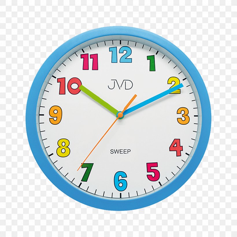 Alarm Clocks Movement Quartz Clock Time, PNG, 2048x2048px, Clock, Alarm Clock, Alarm Clocks, Blue, Child Download Free