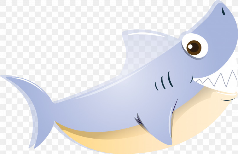 Shark, PNG, 3000x1947px, Cartoon, Animation, Cartilaginous Fish, Fin, Fish Download Free