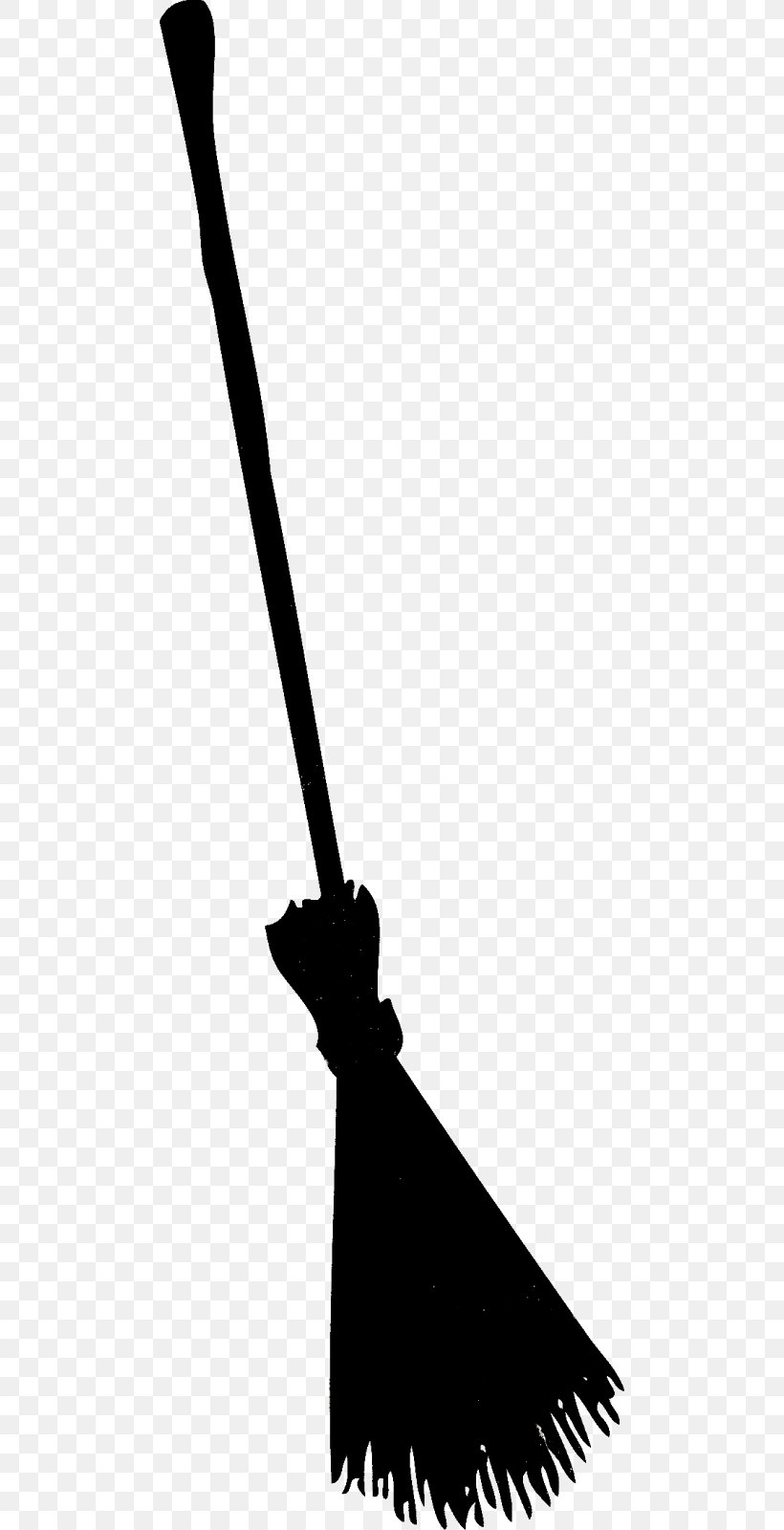 Broom Silhouette Clip Art, PNG, 486x1600px, Broom, Beak, Black And White, Cold Weapon, Handle Download Free