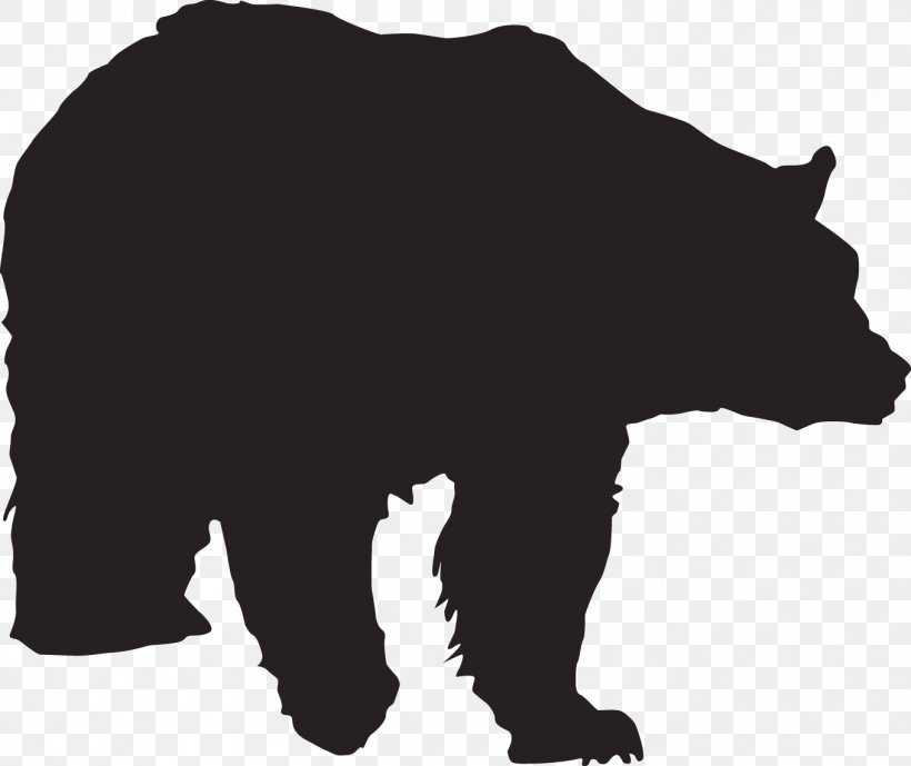 Polar Bear Brown Bear, PNG, 1359x1143px, Polar Bear, Bear, Black, Black And White, Brown Bear Download Free
