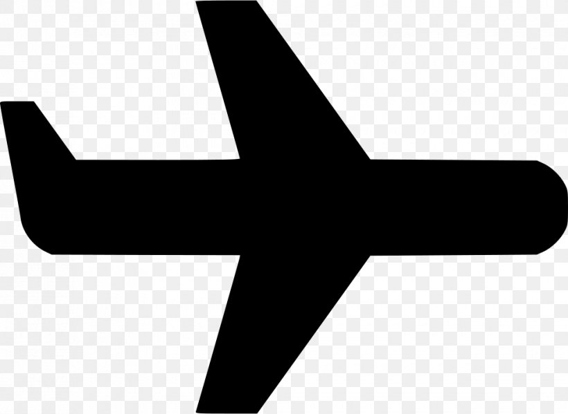 Airplane Aircraft Flight, PNG, 980x716px, Airplane, Aircraft, Black, Black And White, Flight Download Free