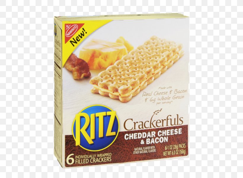 Bacon Ritz Crackers Flavor Cheddar Cheese, PNG, 600x600px, Bacon, Breakfast, Breakfast Cereal, Cheddar Cheese, Cheese Download Free