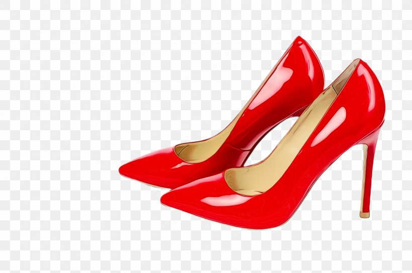 Footwear High Heels Red Basic Pump Shoe, PNG, 2452x1632px, Watercolor, Basic Pump, Bridal Shoe, Carmine, Court Shoe Download Free