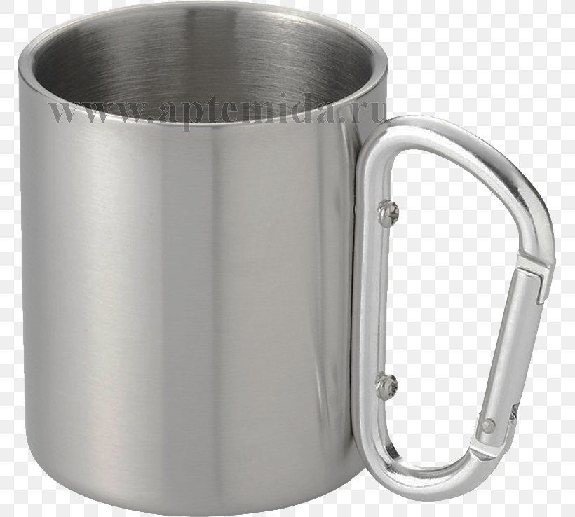 Mug Thermoses Drinkbeker Teacup Handle, PNG, 769x738px, Mug, Advertising, Beaker, Carabiner, Ceramic Download Free