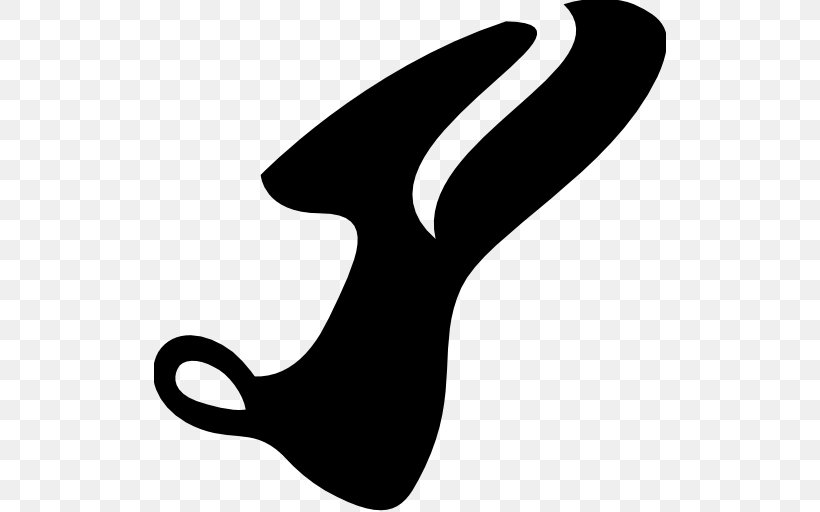Climbing Shoe Clip Art, PNG, 512x512px, Climbing Shoe, Black, Black And White, Climbing, Finger Download Free