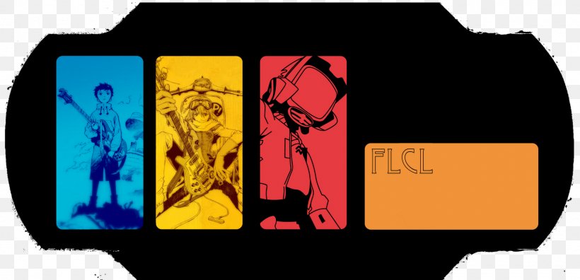 Flcl, PNG, 1600x774px, Brand, Art, Playstation Vita, Printing, Video Game Download Free