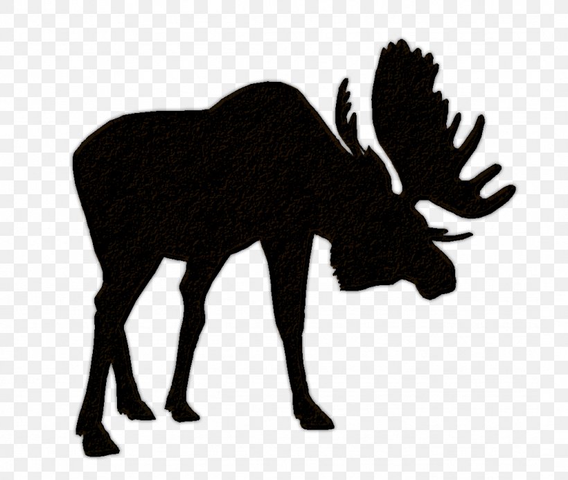 Moose Elk Hunting Bear Clip Art, PNG, 1077x909px, Moose, Animal, Bear, Black And White, Carving Download Free