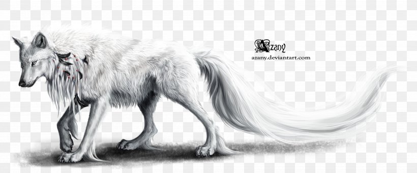 Black Wolf Dog Arctic Wolf Feather Desktop Wallpaper, PNG, 3500x1453px, Black Wolf, Arctic Wolf, Art, Artwork, Black And White Download Free