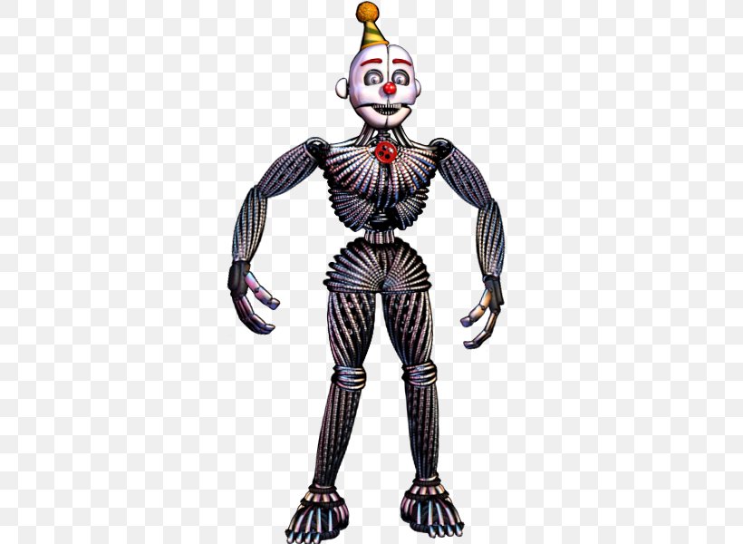 Five Nights At Freddy's: Sister Location Jump Scare Clown Animatronics, PNG, 600x600px, 2016, Jump Scare, Action Figure, Animatronics, Art Download Free