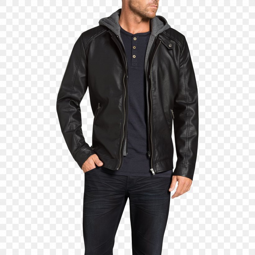 Leather Jacket Suit Herringbone Sport Coat, PNG, 3000x3000px, Leather Jacket, Black, Clothing, Herringbone, Hood Download Free