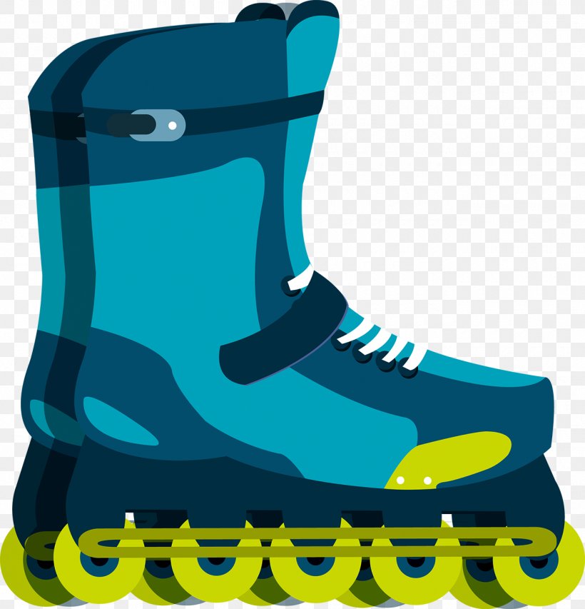 Stock Illustration Roller Skates Stock Photography Illustration, PNG, 1300x1353px, Roller Skates, Aqua, Boot, Electric Blue, Footwear Download Free